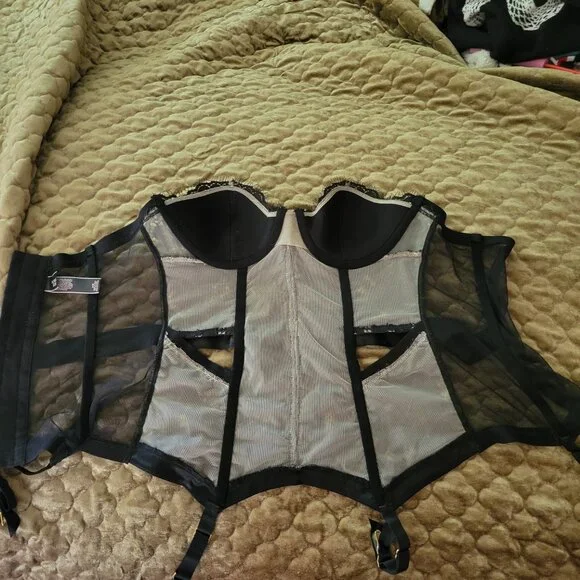 Victoria's Secret Embroidered Lace Corset - Picture 5 of 7